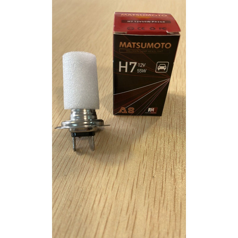 Ampolleta H7 12v/55w Clear Matsumoto