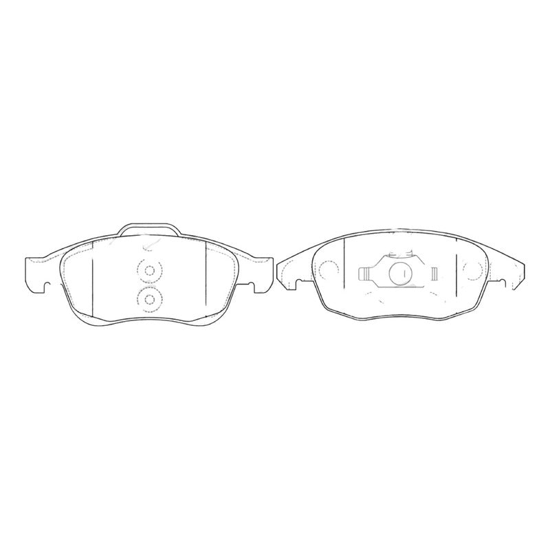 Pastillas De Frenos Delanteras Para Partner (b9) / Tepee