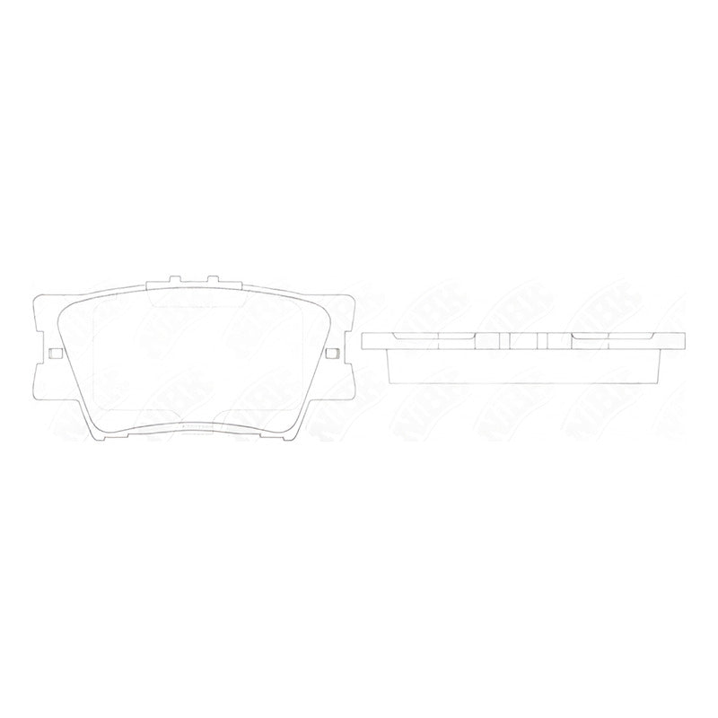 Pastillas Traseras Para Rav-4 2006 - 2019 Nibk