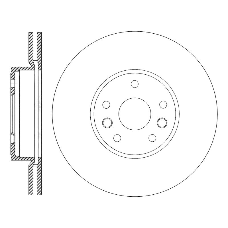 Discos Freno Delanteros Renault Oroch 15/22 Duster 11/18