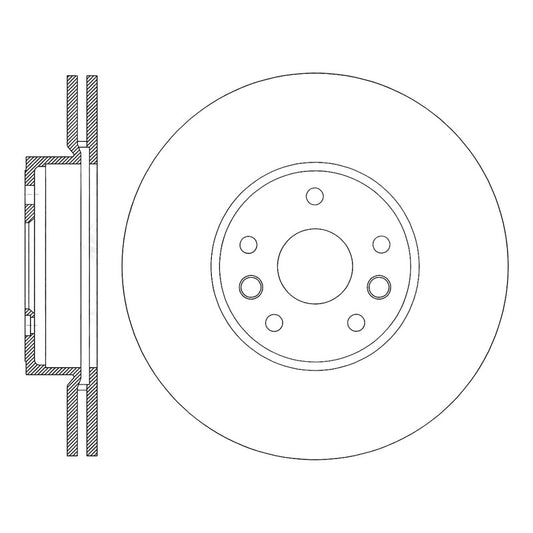 Discos Freno Delanteros Renault Oroch 15/22 Duster 11/18