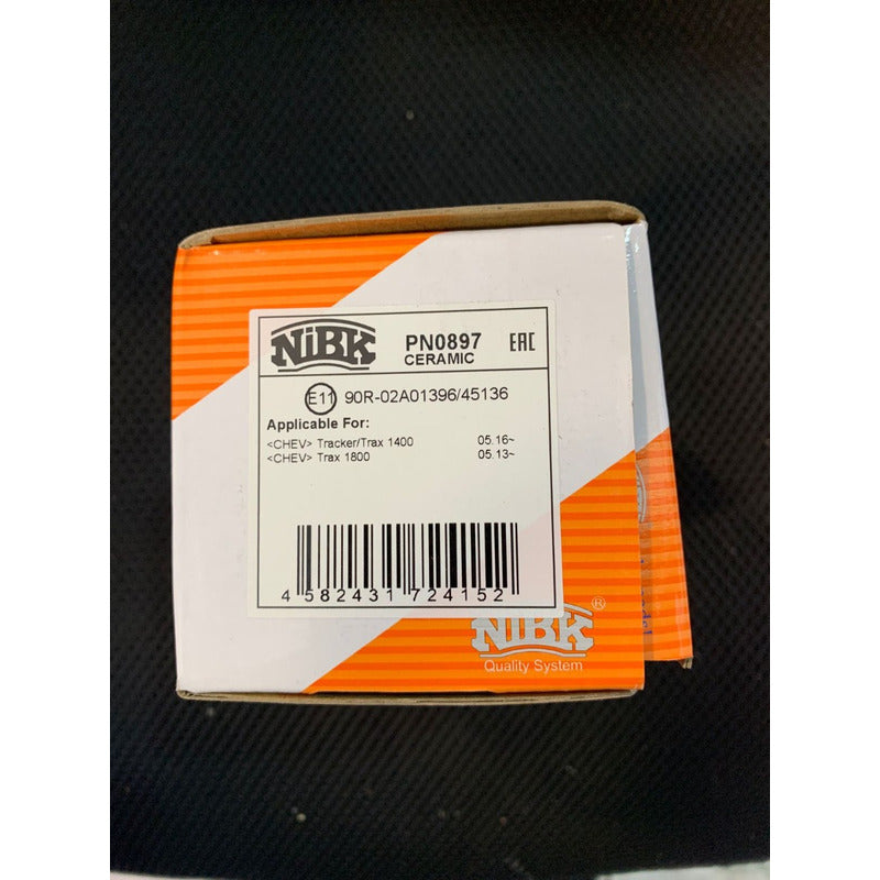 Pastillas Traseras Para Tracker 1.4-1.8 2018-2022 Nibk