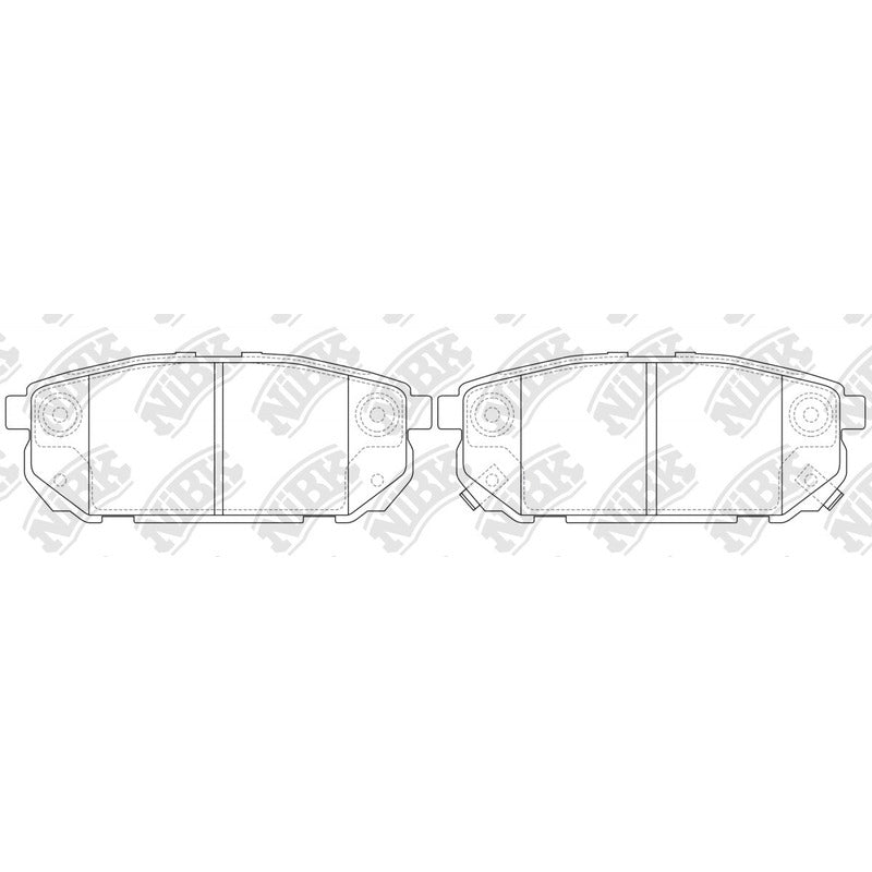 Pastillas Traseras Para Sorento 2002 - 2009 Nibk
