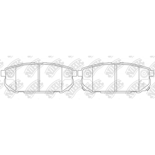 Pastillas Traseras Para Sorento 2002 - 2009 Nibk