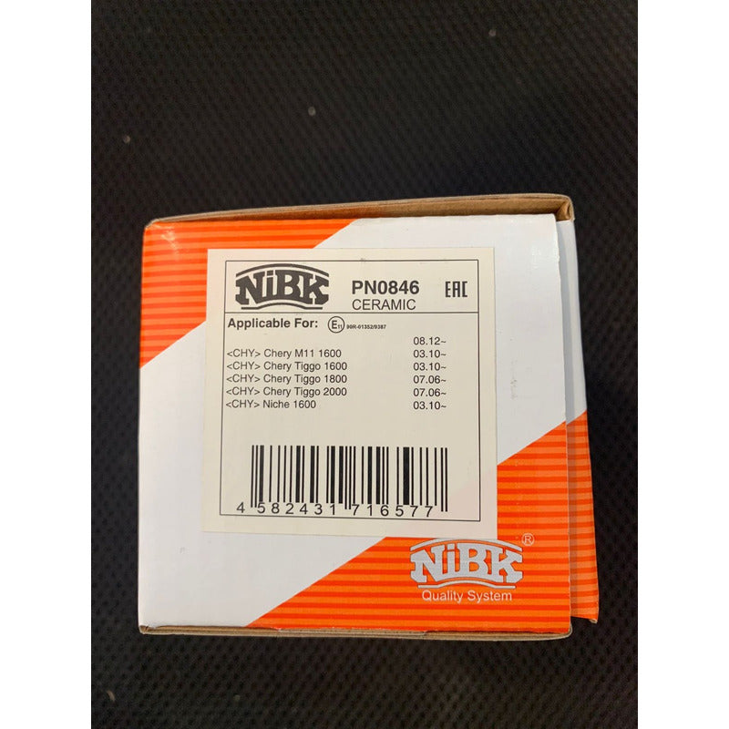 Pastillas Traseras Lifan X60 2011 - 2022 Nibk