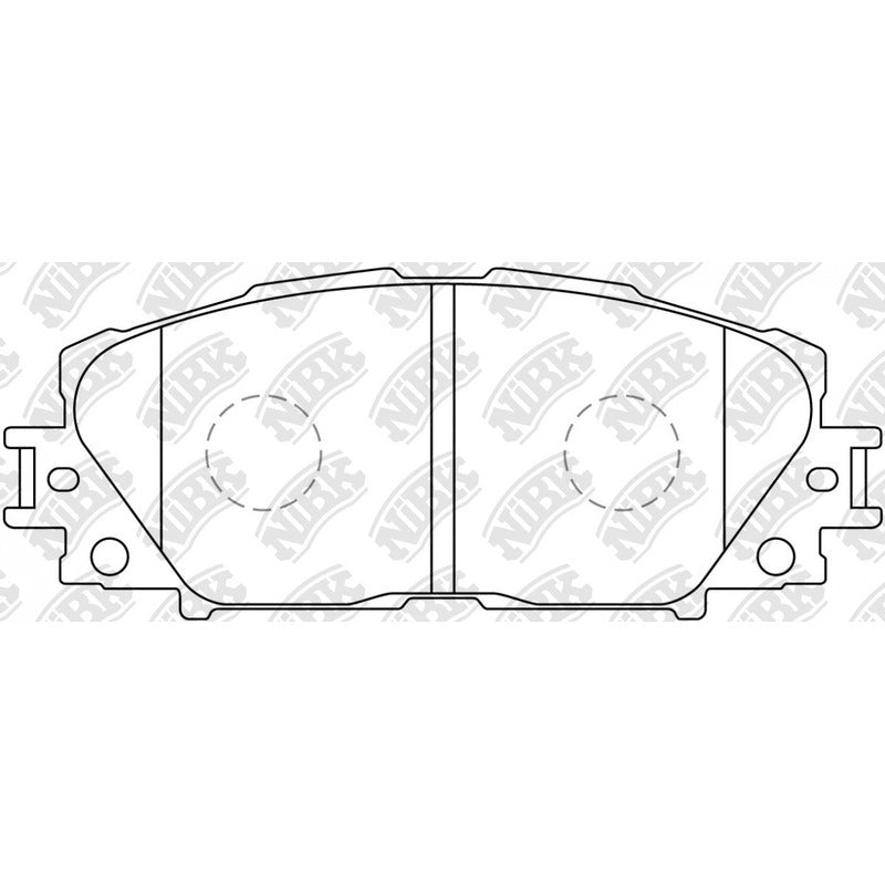Pastillas Delanteras Toyota Yaris 1.5 2006-2020 Nibk
