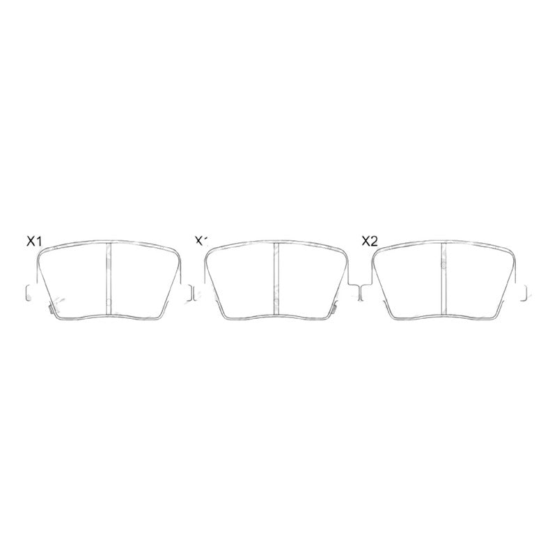 Pastillas De Frenos Traseras Ssangyong Rexton 2018-2022