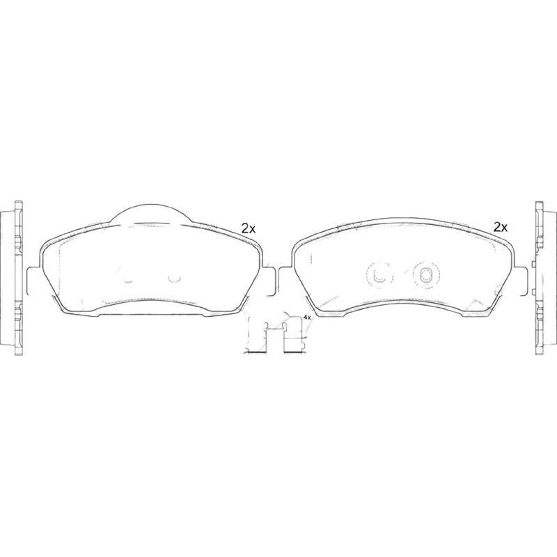 Pastillas De Frenos Delanteras Para 301 2013-2019