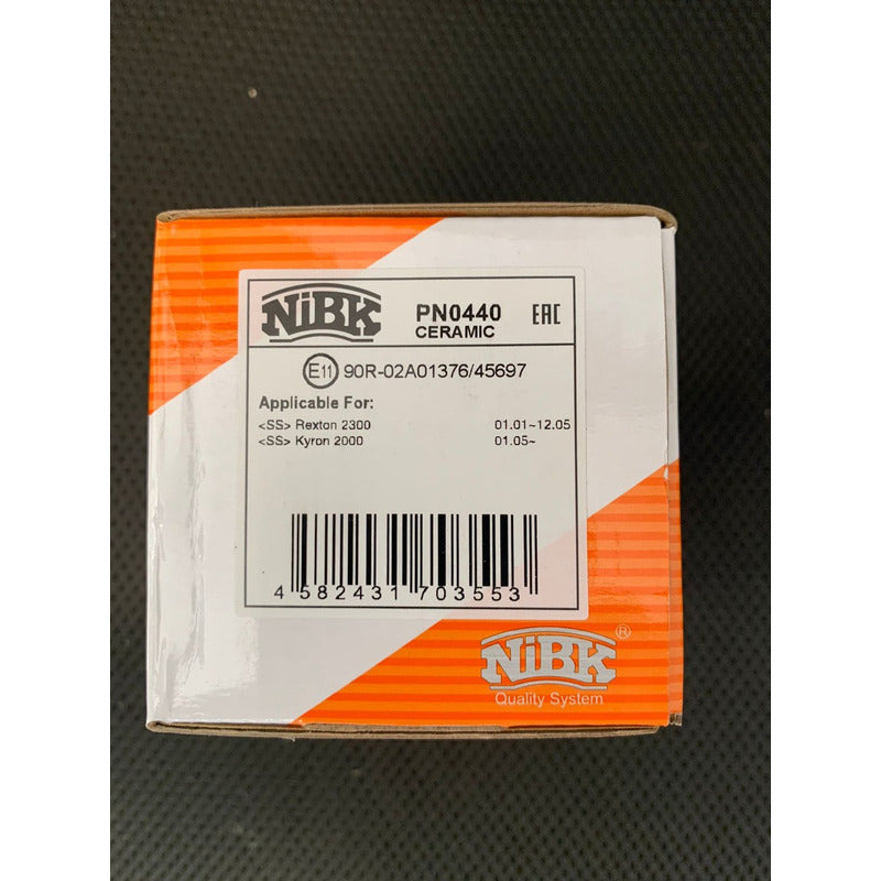 Pastillas Traseras Para Actyon 2012 -2021 Nibk