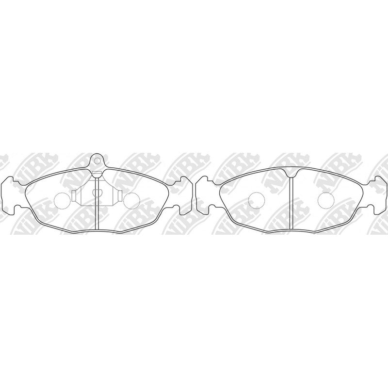 Pastillas Delanteras Para Corsa Astra Combo 1991 - 2002 Nibk