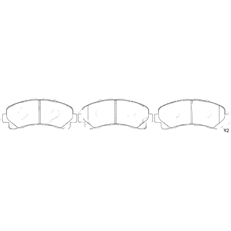 Pastillas Delanteras Chevrolet Trail Blazer 2.8 2018 - 2022