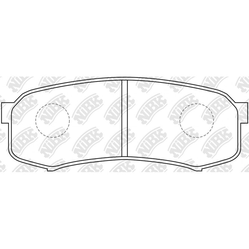 Pastillas Traseras Para Fj Cruisser 2007 -2022 Nibk
