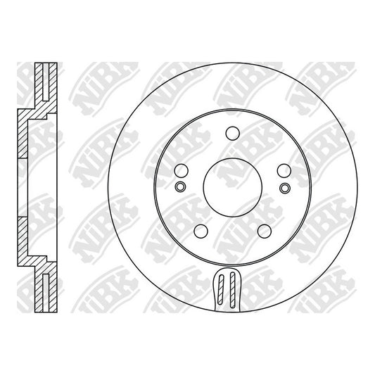 Discos Frenos Delantero Mitsubishi Outlander Sport 10/20 Par