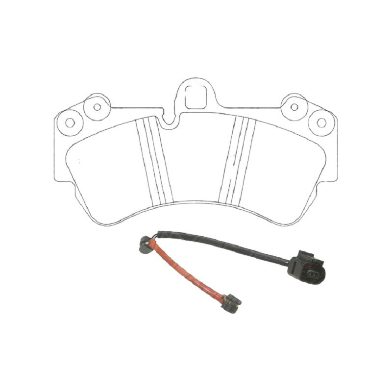 Pastillas Delanteras Touareg 2003-2009 Con Sensor Nibk