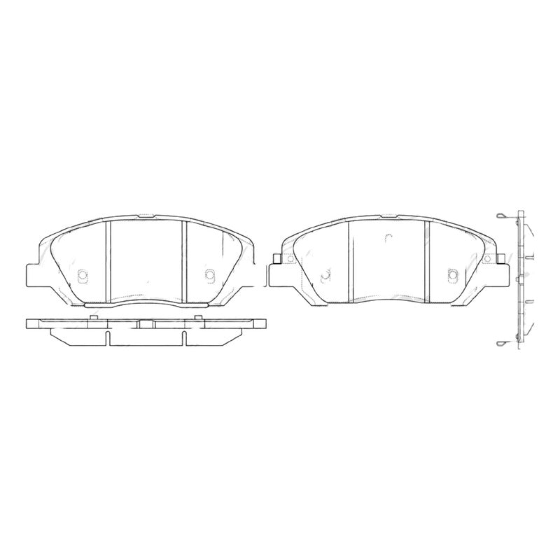 Pastillas Delanteras Para Grand Musso 2020-2022 Nibk