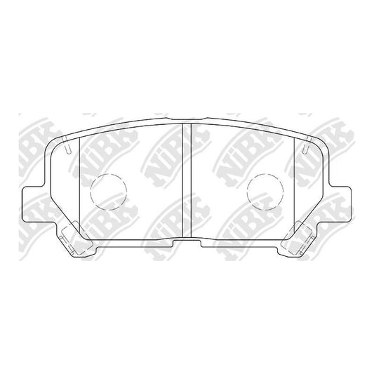 Pastillas Traseras Honda Pilot 3.5 2012 - 2015 Nibk