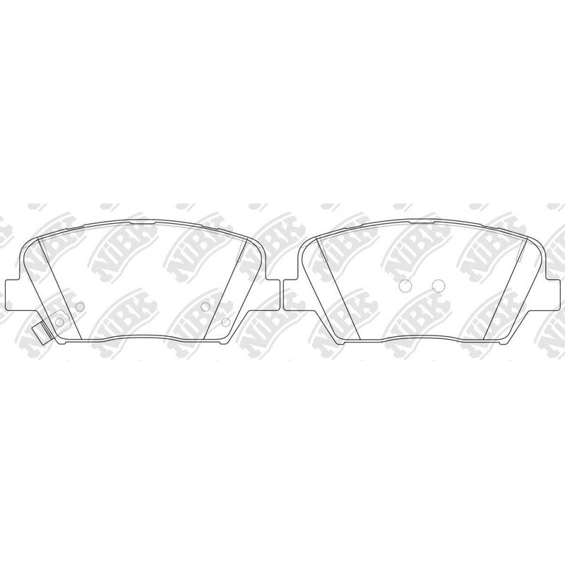 Pastillas Delanteras Para Carens 2016 -2022 Nibk