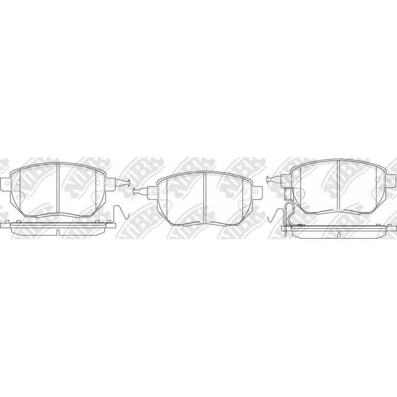 Pastillas Delanteras Nissan Murano 2006 - 2014 Nibk