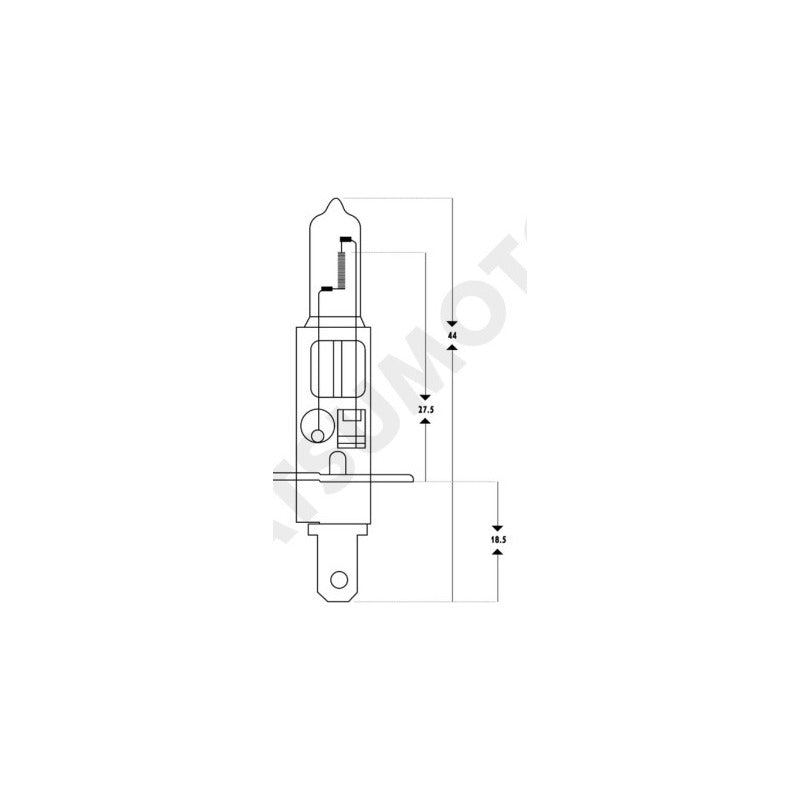 Ampolleta H1 12v/55w Clear 120+ Lezen