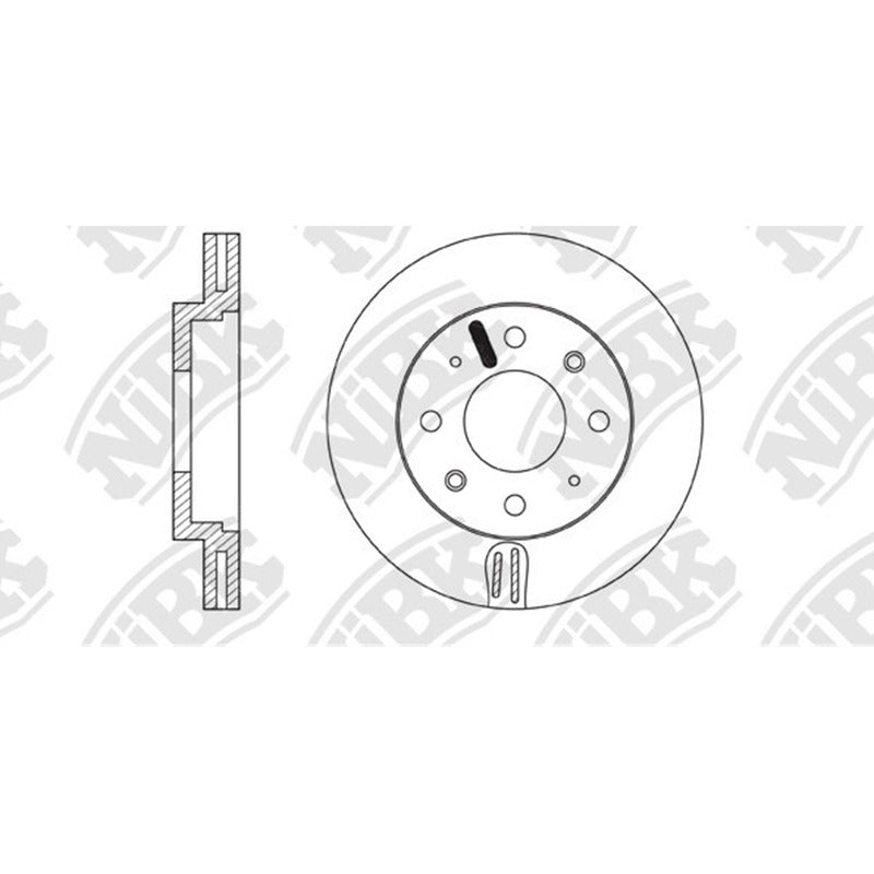 Discos Frenos Delanteros Mitsubishi Galant 1996 - 2004 Par