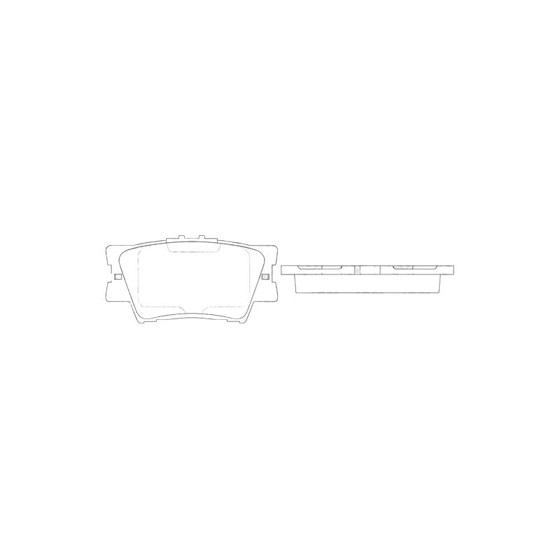 Pastillas Traseras Corolla Cross 2020 - 2023 Nibk