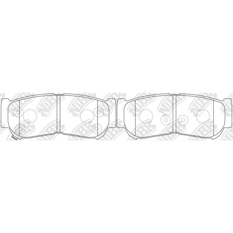 Pastillas Traseras Jac T8 2022 Nibk