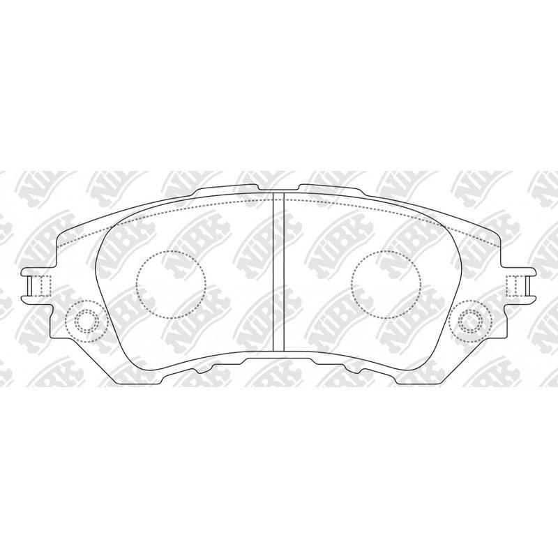 Pastillas Delanteras Para Yaris 1.5 2014-2022 Nibk
