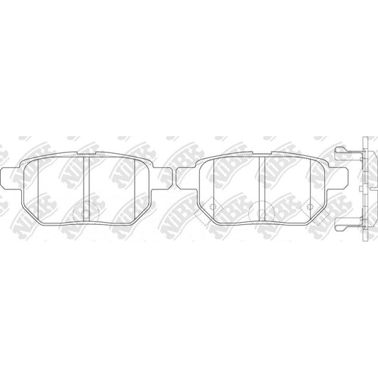 Pastillas Traseras Jac-si-s2-s3-j3-j4 Nibk