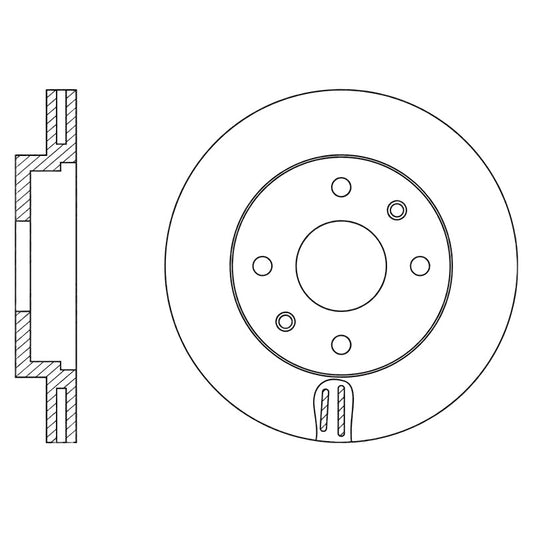 Discos Frenos Delanteros N. Sentra 1.8  2000 - 2007 Par