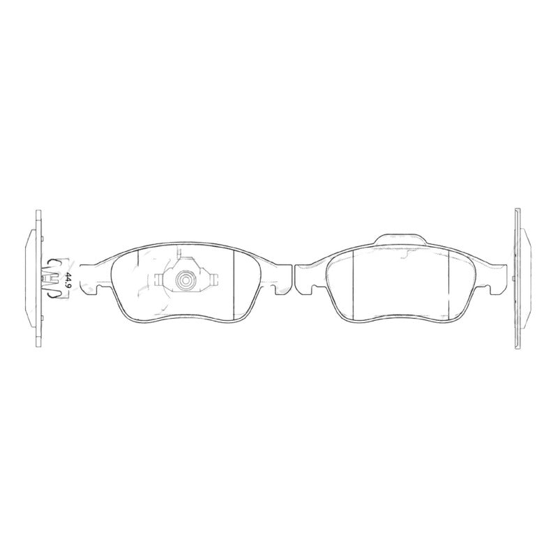 Pastillas Delanteras Renault Fluence 2010 - 2020 Nibk