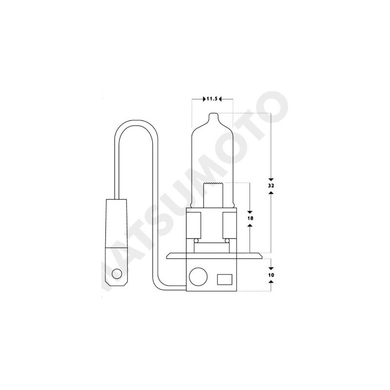 Ampolleta H3 12v/55w Clear 120+ Lezen