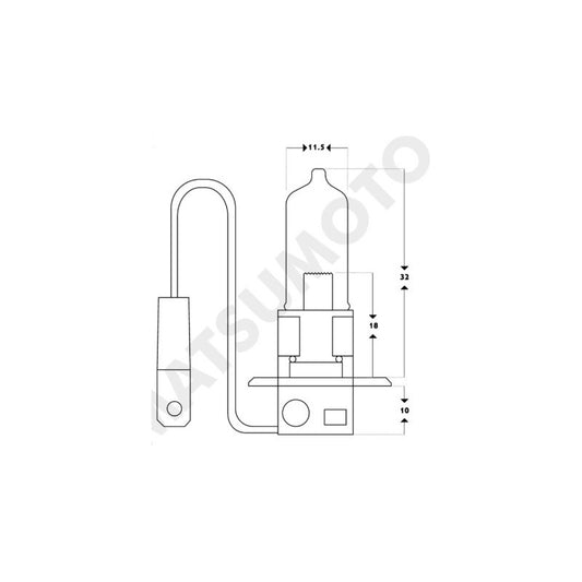Ampolleta H3 12v/55w Clear 120+ Lezen