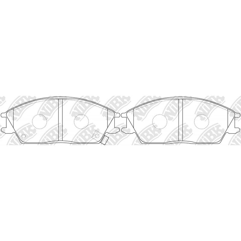 Pastillas Delanteras Para Accent 1998 -2006 Nibk