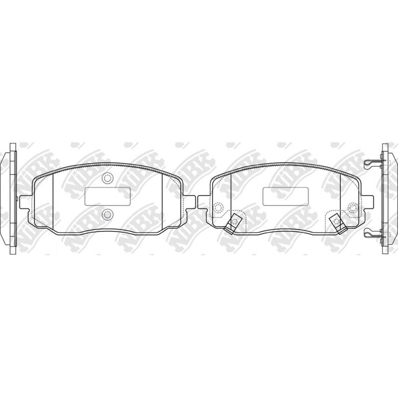Pastillas De Frenos Delanteras Para Morning 2003-2011