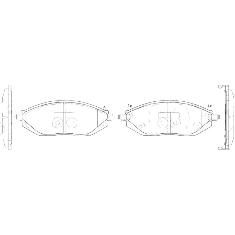 Pastillas De Frenos Delanteras Para Spark Gt 2010-2022