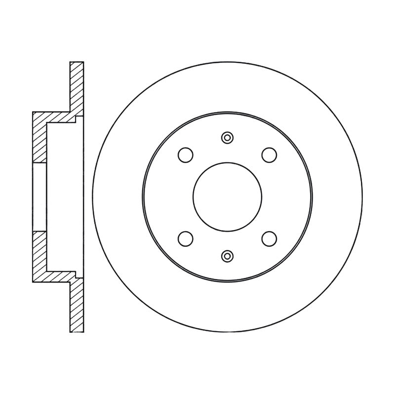 Discos Frenos Delanteros Nissan Sentra 1986 - 1991 Par