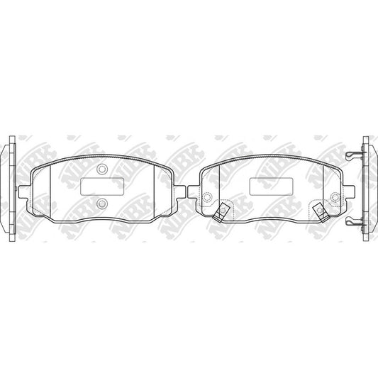 Pastillas Delanteras Para Morning 2003 - 2011 Nibk
