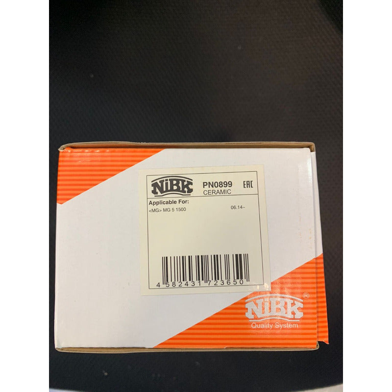 Pastillas Delanteras Mg Zs 1.5 2018 - 2022 Nibk