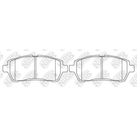 Pastillas Delanteras Para Swift 2015- 2022 Nibk