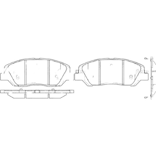 Pastillas De Frenos Delanteras Ssanyong Grand Musso 20/22