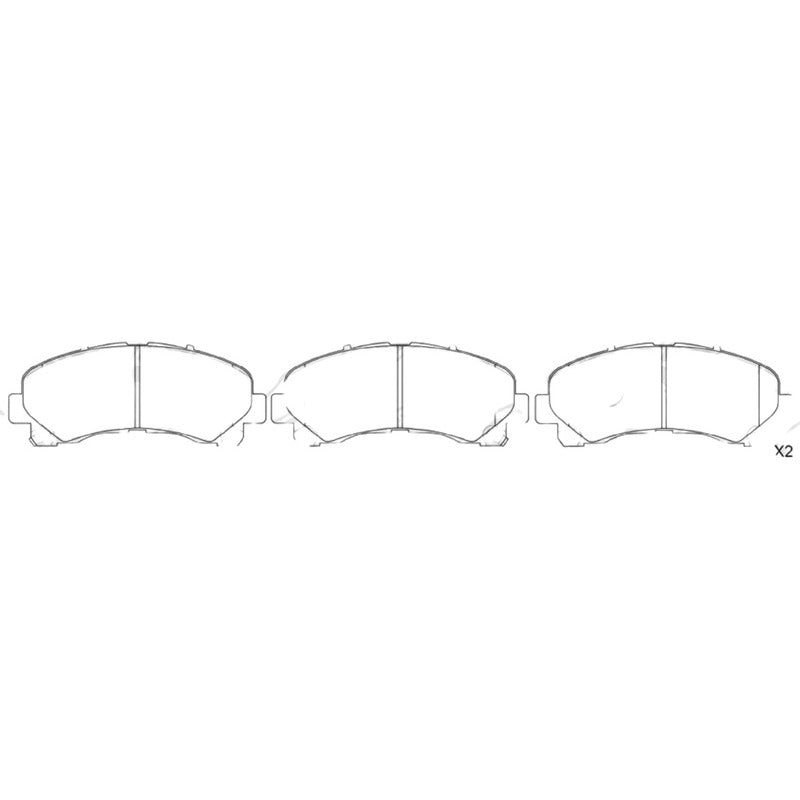 Pastillas De Frenos Delanteras Para Dmax 2010-2021