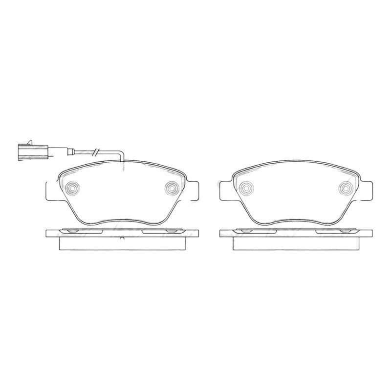 Pastillas De Frenos Delanteras Fiat Fiorino City 2009 -2022
