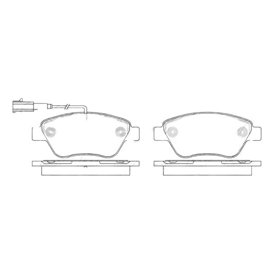 Pastillas De Frenos Delanteras Fiat Fiorino City 2009 -2022