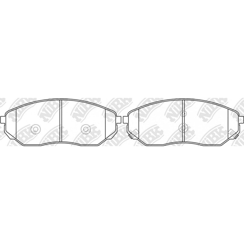 Pastilla Frenos Delanteras Sorento 2.4 2006-2010 Nibk