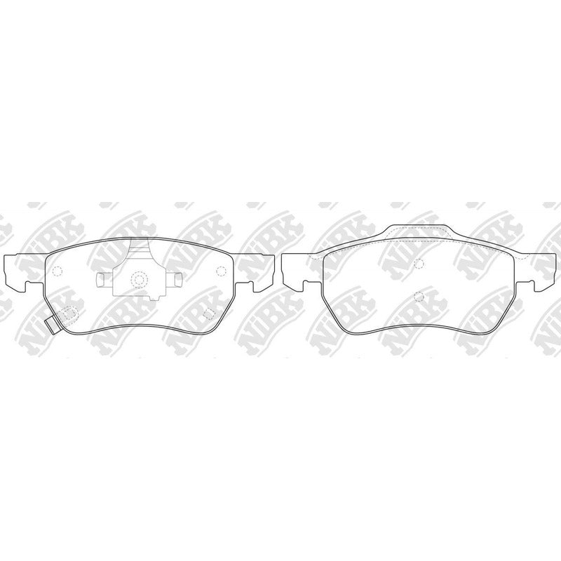 Pastillas Delanteras New Mg 5 New 2017 - 2022 Nibk