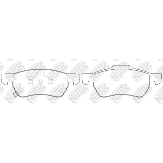 Pastillas Delanteras Mg Zs 1.5 2018 - 2022 Nibk