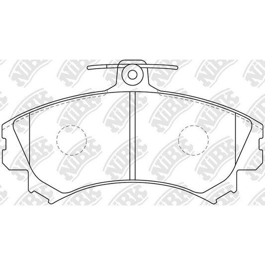 Pastillas Delanteras Baic X25 2017 En Adelante Nibk