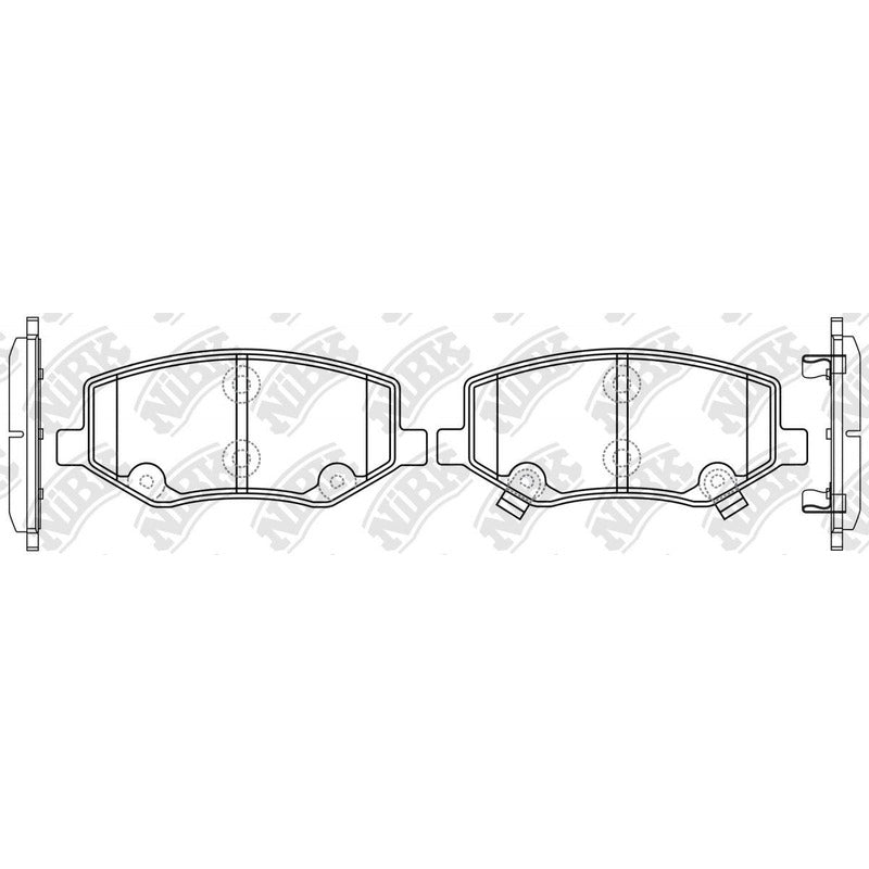 Pastillas Delanteras Jac S3 1.5 - 1.6 2016 - 2022 Nibk