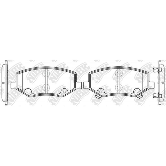 Pastillas Delanteras Jac S3 1.5 - 1.6 2016 - 2022 Nibk