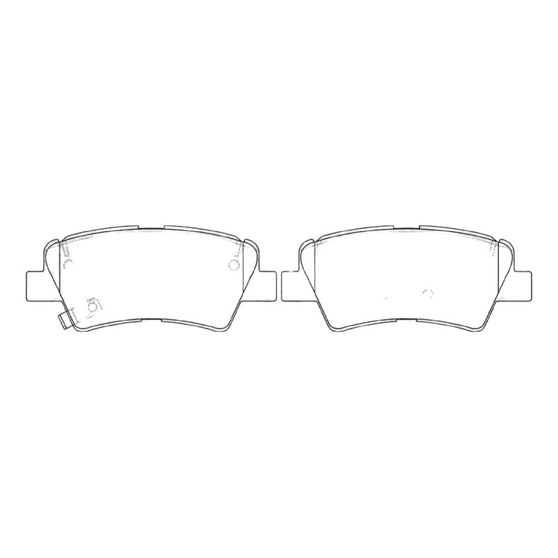 Pastillas De Frenos Traseras Changan Cx70 1.6 2017-2022